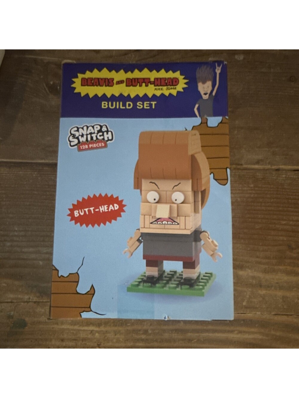Snap & Switch Beavis and Butt-Head Butt-Head Build Set 128 Pieces Compatible